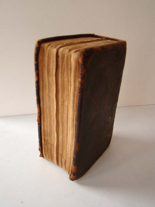 An 18th century leather bound Bible circa 1775 printed by W. Jackson & A. Hamilton for the Clarendon Press at Oxford University.